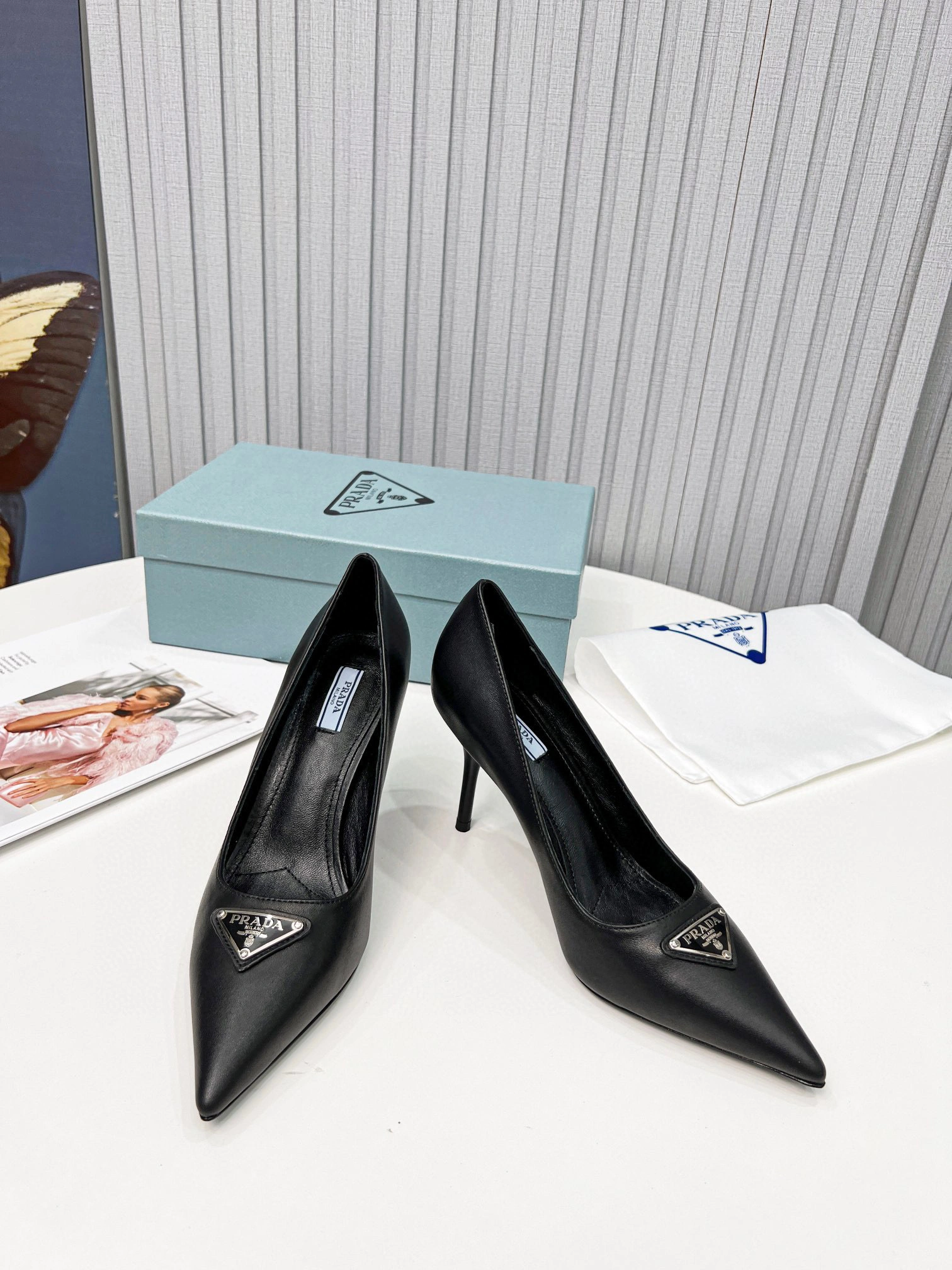 & coco- heel height 8.5cm， Sheepskin item:B-X198J1934